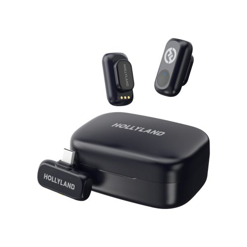 Hollyland LARK A1 Duo USB-C (Space Grey) – Ασύρματο σύστημα 2 μικροφώνων για smartphones