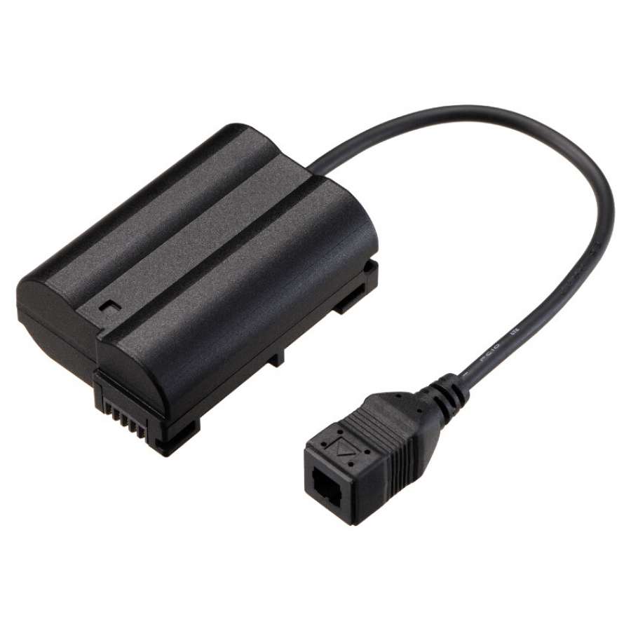 EP_5B_l-900x900-1jpg | Kounio.gr Black external battery pack with a short power cable and rectangular connector