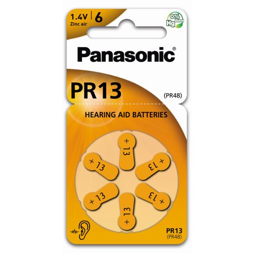 Panasonic PR13L/6DC μπαταρίες ακουστικών βαρηκοΐας